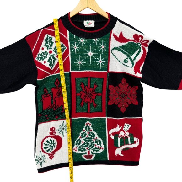 Vtg Nutcracker Ugly Christmas Sweater Womens Multicolor Tacky Pullover Sz 58 L - Picture 6 of 8